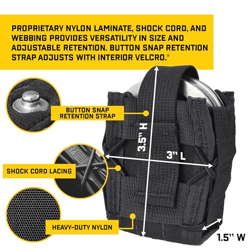 High Speed Gear MOLLE Handcuff Pouch - Black Tactical Police & Military Gear