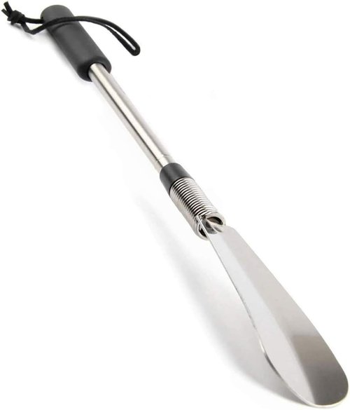 Fanwer Premium Shoe Lifter - Adjustable 16" to 31" Stainless Steel Telescopic Shoe Horn
