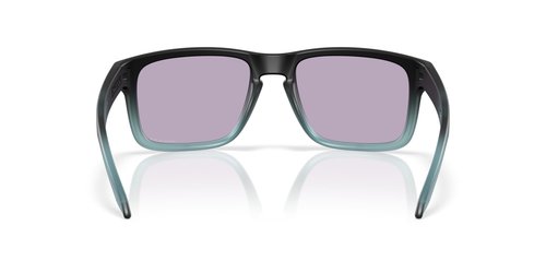 Oakley OO9244 Holbrook Low Bridge Fit Sunglasses, Matte Transparent Stonewash Blue/Prizm Slate, 56 mm