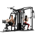 JELENS HM01 All-in-One Home Gym System Black - 150LB Weight Stack & Multi-Station Equipment