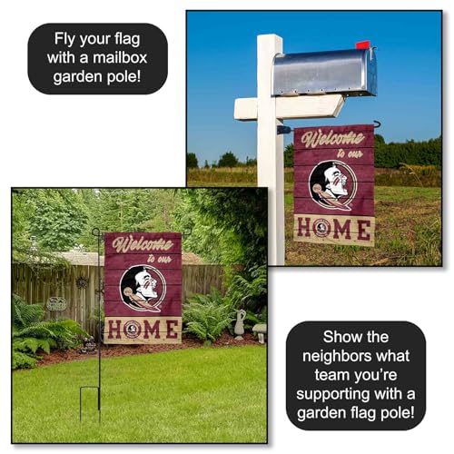 Florida State FSU Noles Double Sided Garden Yard Flag - Welcome Home Banner