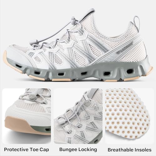 Men's Water Shoes Quick Dry Lightweight Sport Walk Shoes - Green 8.5