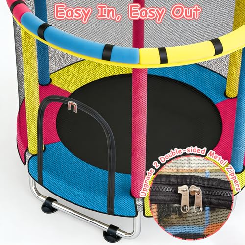 47-Inch Kids Indoor and Outdoor Trampoline for Toddlers ages 1-8