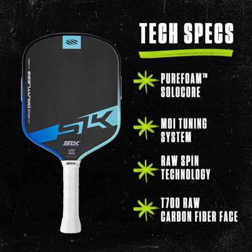 Selkirk Sport SLK Dauntless Widebody Pickleball Paddle - Carbon Fiber Spin Control