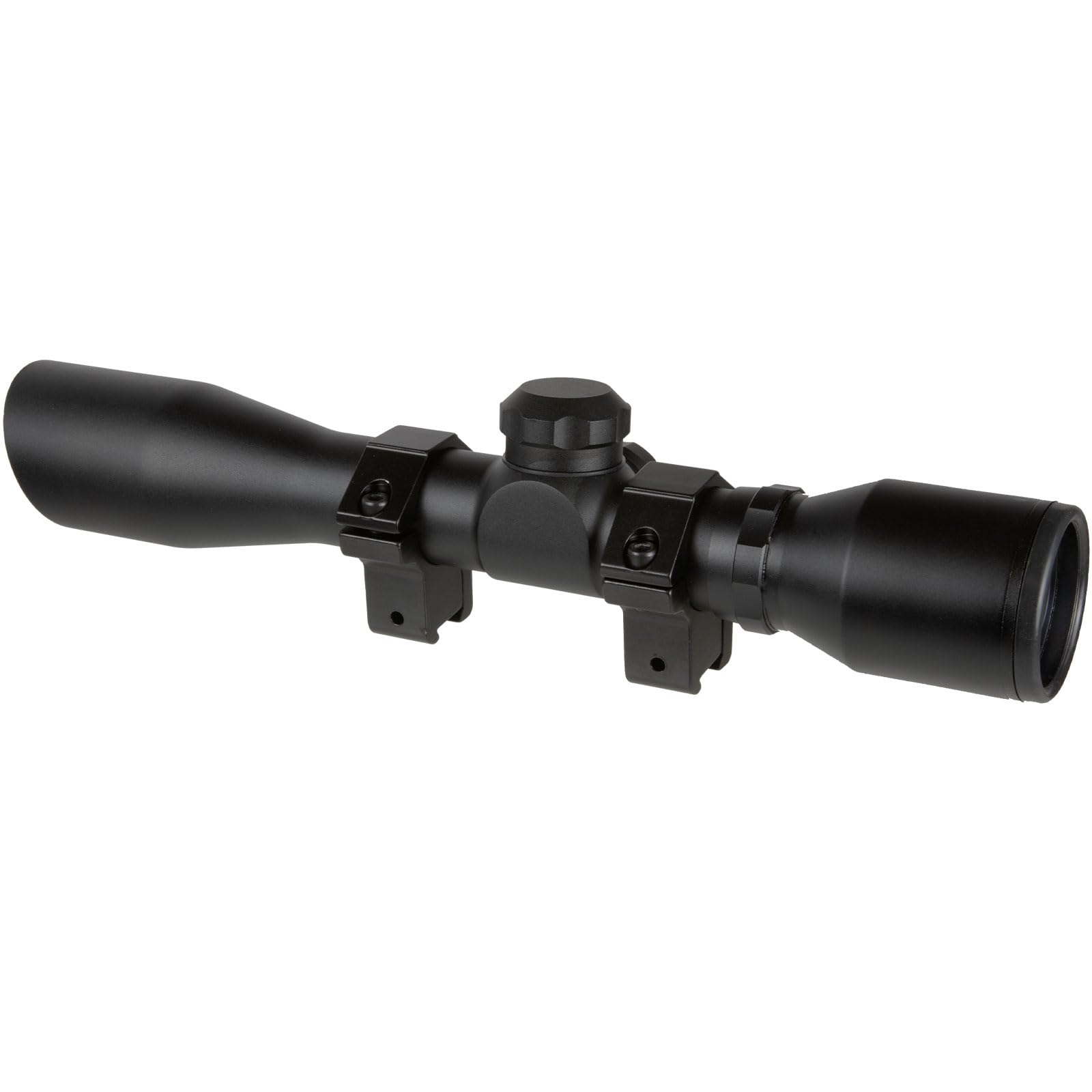 TRUGLO 4x32MM Compact Tactical Hunting Shooting Durable Waterproof Fogproof Scratch-Resistant Aluminum Tube Duplex Reticle Riflescope with Weaver-Style 3/8 Mount & Lens Covers Included