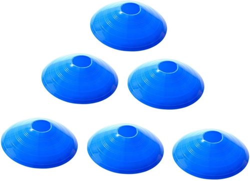KESYOO Soccer Training Disc Cones - 16 Pcs Football Marker Set in Red, Blue, Green, Yellow for Agility Drills