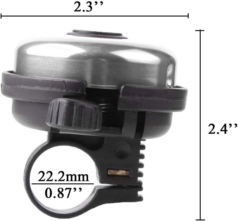 Skiennix Aluminum Bike Bell - Loud Sound Bicycle Bell for Adults & Kids | Durable & Stylish Design