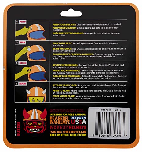 Purple Magnetic Devil Horns for Helmet - Interchangeable Motorcycle & Bike Accessories