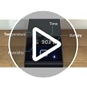 Biometric Slider Handgun Safe with LCD Screen, Temp & Humidity, Key & PIN Access - Heavy Duty