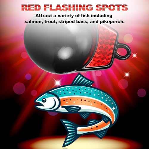 Hollowfly 10 lb Coated Downrigger Ball Weight with Internal Keel - Durable Marine Fishing Gear