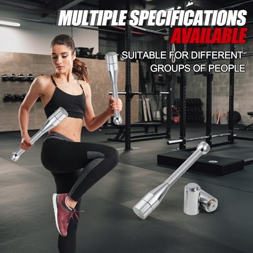UiDDrout 6-in-1 Adjustable Steel Macebell Set – 17.5LB Full Body Strength Training Equipment