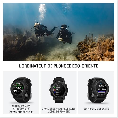 Garmin Descent™ G2 Dive Computer Watch Black 46mm with AMOLED Display