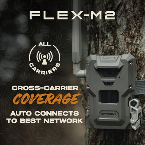 SPYPOINT Flex-M2 Solar Trail Camera 32MP Night Vision Cellular