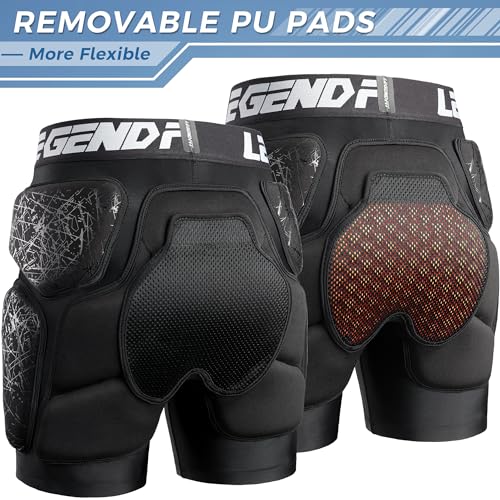 Legendfit Small Black Padded Snowboard Ski Hip & Tailbone Protective Shorts