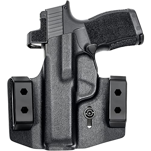 Black Tulster OWB Contour Kydex Holster for Sig Sauer P365XL, Optic Ready