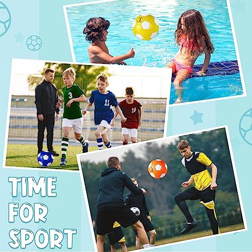 Libima 12 Pcs Colorful Size 4 Soccer Balls with Pump - Official Match Size