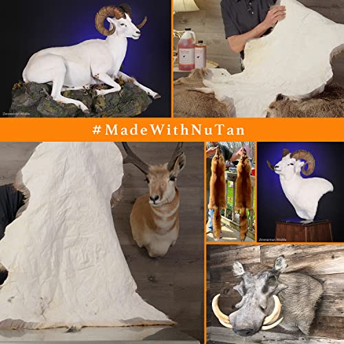 All-in-One Deer and Game Hide Tanning Solution - 1 Gallon for Taxidermy