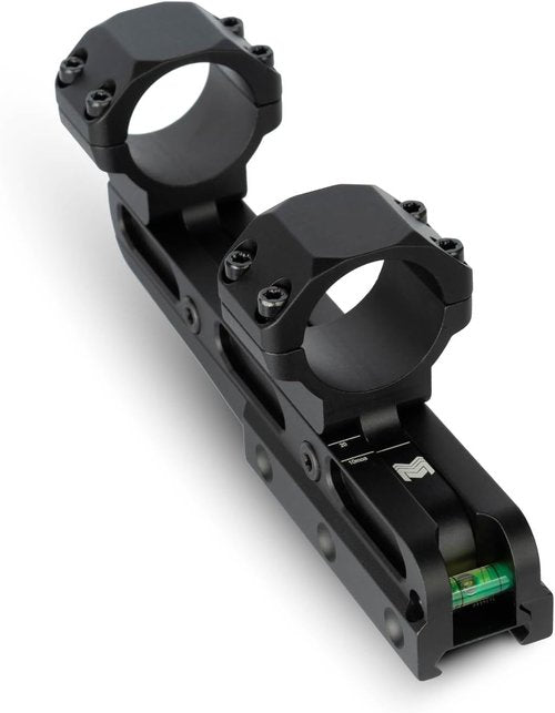 Monstrum Balrog Adjustable Scope Mount - Integrated Bubble Level | 30mm & 1-Inch Diameter Inserts
