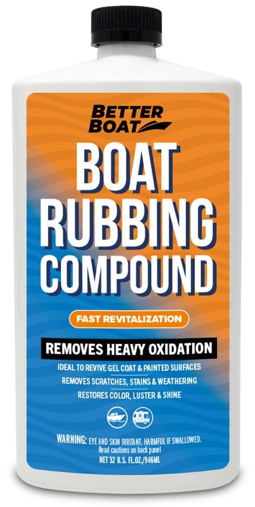 Marine Rubbing Compound - Fiberglass Buffing & Scratch Remover | Gelcoat Polish for Boats