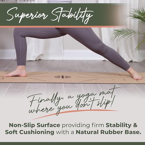 Premium Cork Yoga Mat Set with Blocks & Straps - All-in-One Practice Kit