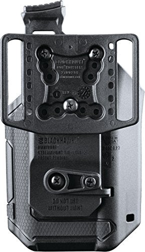Omnivore Multi-Fit Stream Light Holster – Right Hand, Black, Fits 150+ Handguns