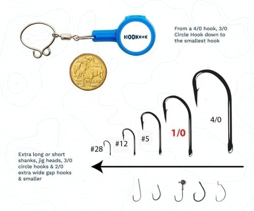 HOOK-EZE Nail Fishing Knot Tying Tool - Quick & Easy Fly Fishing Accessory | 4-Piece Set for Men