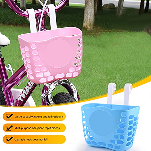 Kids Bike Basket Front Handlebar Storage for Boys Black - Easy Install