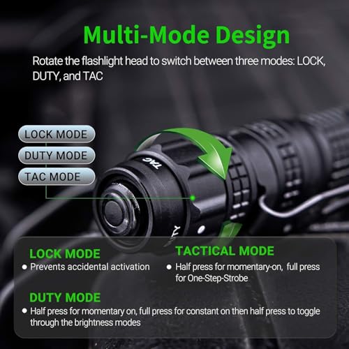 NEXTORCH TA22 Rechargeable Tactical Pen Flashlight 850 Lumens, Waterproof, Compact EDC Light