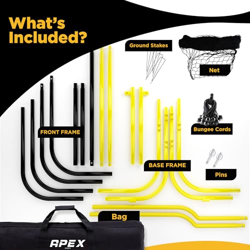 Baseball Rebounder Pitchback Net - Multi-Sport Training with Adjustable Angles