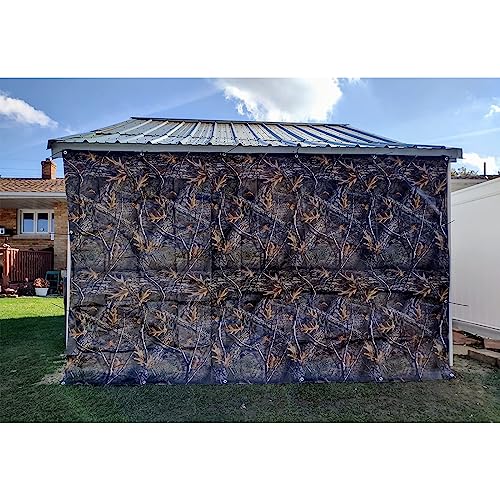 12x20 Feet Heavy Duty Waterproof Camo Tarp Cover 11 Mil for Outdoor Camping Hunting