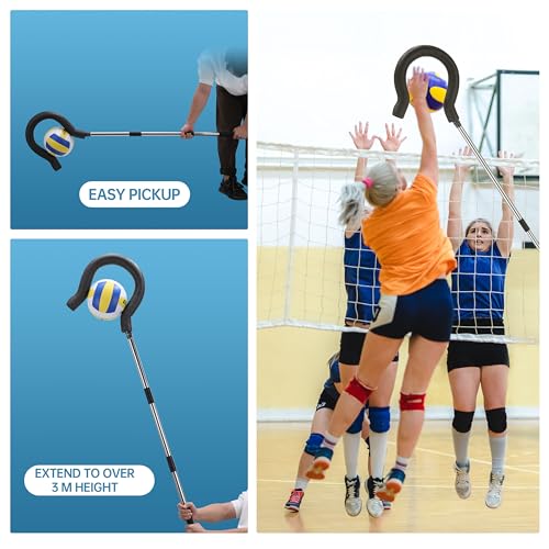 Adjustable Volleyball Spike Trainer with Real Ball Feel - Hitting & Jumping Practice Equipment