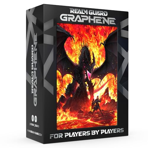 Fire Dragon Hand-Drawn Textured Matte Card Sleeves 100 Count - Graphene Variation