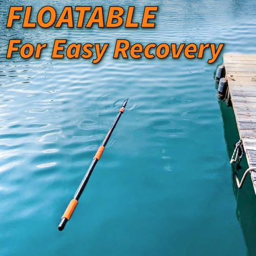 18 Feet Telescoping Boat Hook for Docking - Aluminum Extension Pole