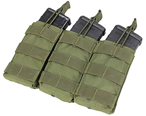 MA27-498 Triple M4/M16 Open-Top Mag Pouch, Coyote Brown