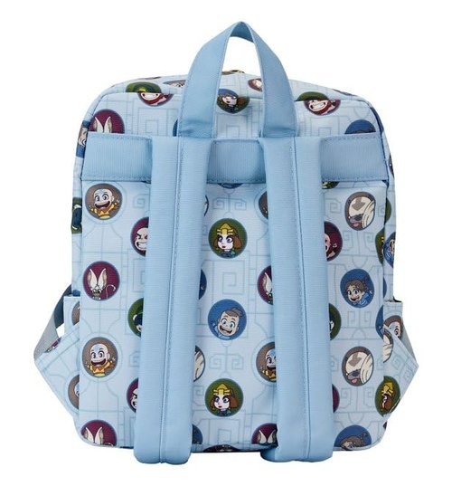 Loungefly Nickelodeon Avatar the Last Airbender Allover Print Square Nylon Mini Backpack