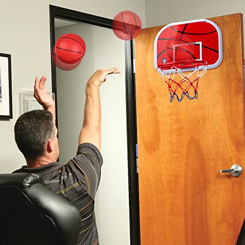 Indoor Basketball Hoop Set for Kids Adults - Wall Mount with 4 Balls - Set1