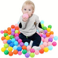 Ball Pit Balls by [Brand Name] - Crush Proof Plastic for Toddlers | 100 Pcs, 5.6 cm with Mesh Bag
