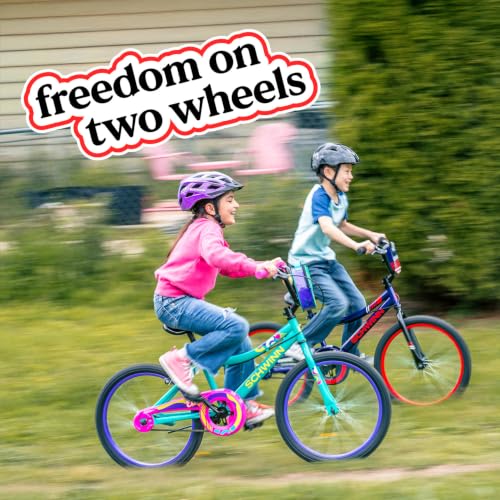 20-Inch Kids Bike with Training Wheels for Ages 3-5 - Schwinn Elm