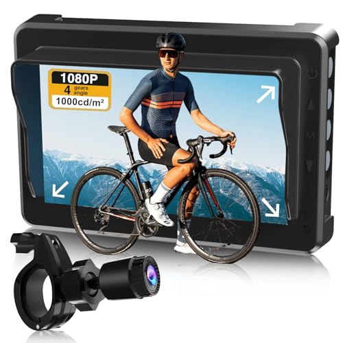Bicycle Rear View Camera with Zoom & 10-Hour Battery - HD Display