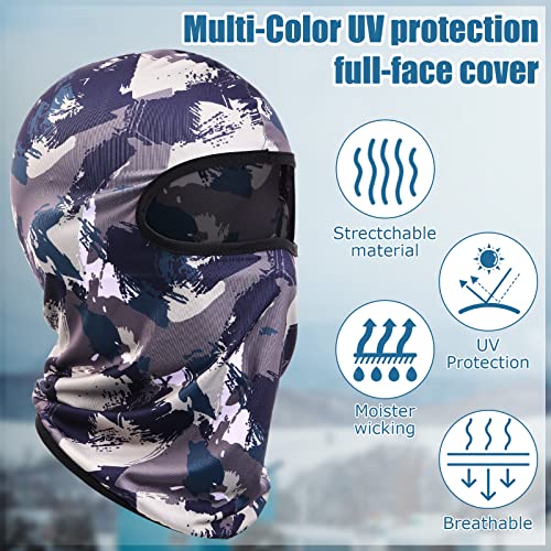 Tarpop 24 Pack Ski Mask Balaclava Face Cover with Bright & Camo Variations