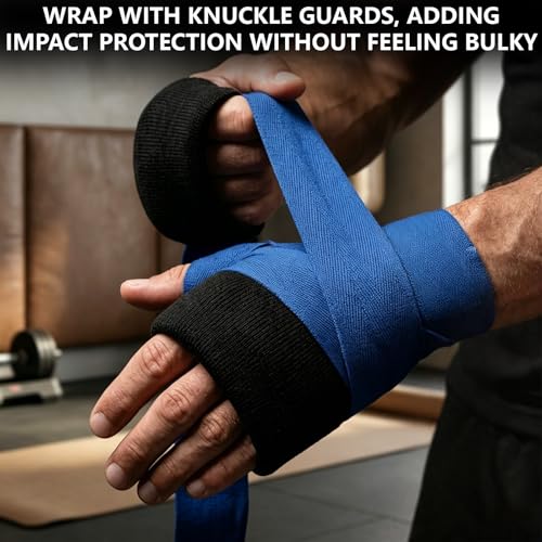 Black Gel Hand Wraps for Boxing & MMA Knuckle Protection - Conderyang