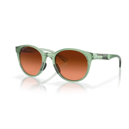 OAKLEY Spindrift OO9474 947413 52MM Transparent Jade/Prizm Brown Gradient Round Sunglasses for Women+ Bundle Accessory Leash Kit, Microfiber Pouch