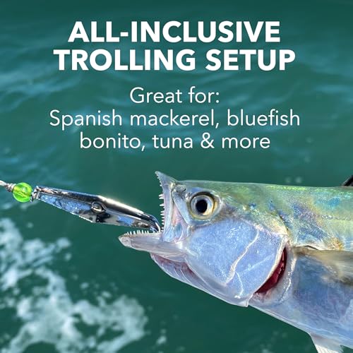 Clarkspoon Ready-to-Fish Trolling Kit for Coastal Saltwater Fishing