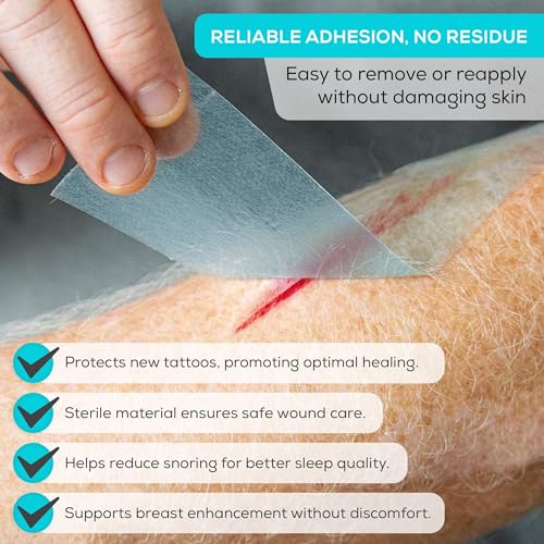 MedVance Silicone Adhesive Medical Tape 2 Inch x 5 Feet - Scar & Wound Care, 3 Pack