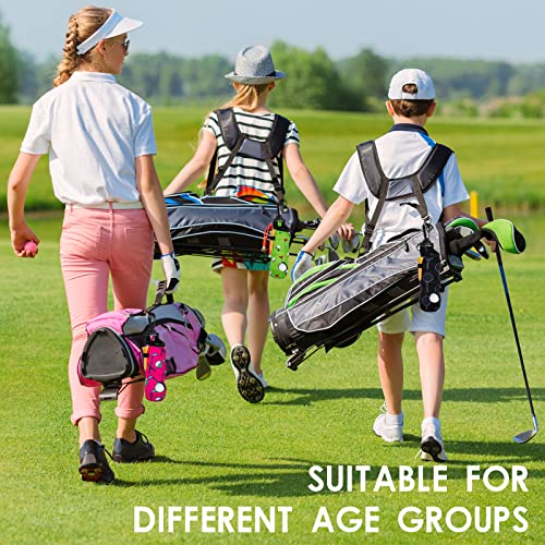12 Pack Golf Ball Pouch with Tee Holder - Portable Neoprene Golf Accessory