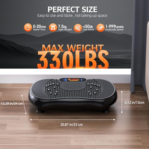 PBYRD Whole Body Vibration Exercise Machine for Weight Loss & Muscle Activation