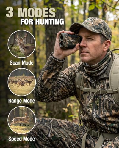 Mossy Oak 1200Y Laser Rangefinder for Hunting & Outdoor Use