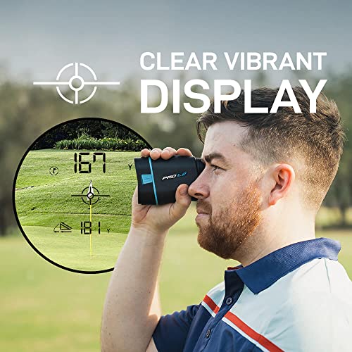 Shot Scope PRO L2 Golf Rangefinder - Blue, 700 Yards, Slope Technology