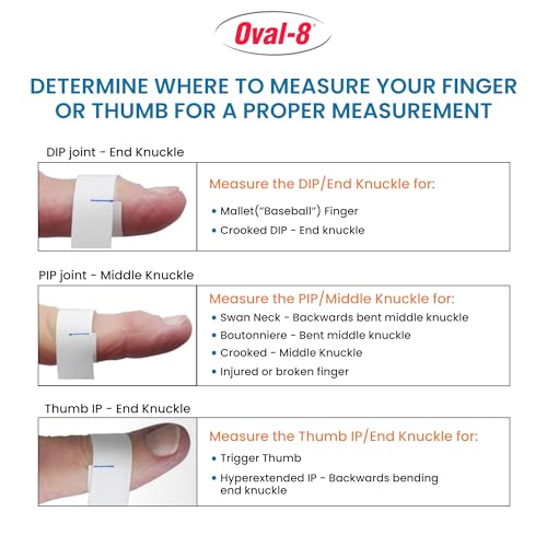 Oval-8 Finger Splint, Size 12, Beige – 3-Point Products (Variation: Beige / 12)