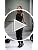 Nike Women's High-Waisted Full-Length Knit Joggers - Medium Black/White